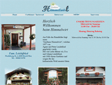 Tablet Screenshot of himmelwirt.at